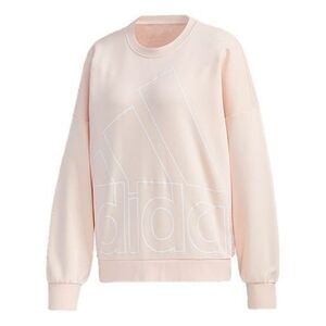 Adidas Women's Size XL Graphic Logo Crewneck Sweatshirt Light Pink